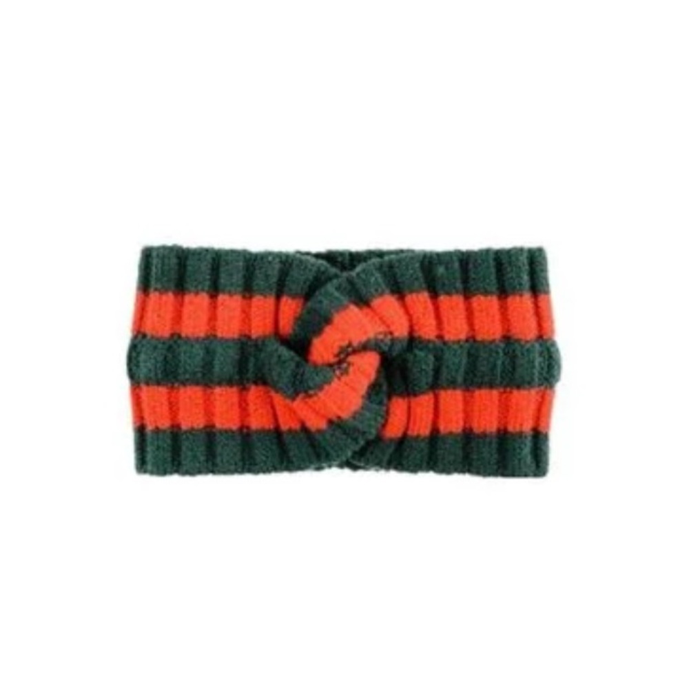 Gucci Women's Wool Headband in Red and Green
